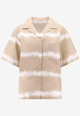 Aspesi Tie-Dye Short-Sleeved Shirt Beige G5401L137_10136_Beige_32772278