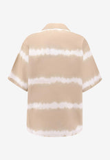 Aspesi Tie-Dye Short-Sleeved Shirt Beige G5401L137_10136_Beige_32772278