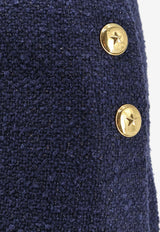 PINKO Tweed Mini Skirt Blue 105792A2VJG82_Blue_29848572