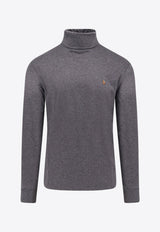Polo Ralph Lauren Embroidered Logo Turtleneck Sweater Gray 710760126020_BARCLAY HEATHER_29840547