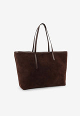 ATP Atelier Eraclea Suede Tote Bag Brown 1231011057_WALNUT_30009401