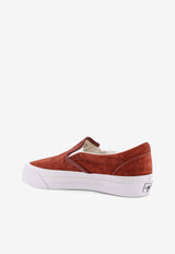 Vans Classic 98 Slip-On Suede Sneakers Red VN000D9PNB31RED_Brick Red_29847518