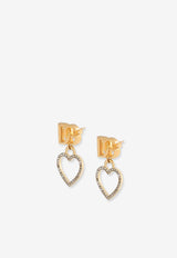 Dolce & Gabbana DG Logo and Heart Earrings Gold WER6I2W1111ZOO00_Golden_29846678