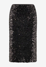 PINKO Pappacieca Pencil Skirt Black 105575A2Q4Z99_Black_29843877