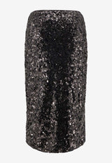 PINKO Pappacieca Pencil Skirt Black 105575A2Q4Z99_Black_29843877