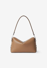 Fendi Medium Lui Grained Leather Shoulder Bag Brown 7VA672ASIHF1TR0_SCOIATTOLO+PAL_29850520