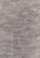 PINKO Pico Wool Crewneck Sweater Gray 105398A2PMI42_Grey_29842143