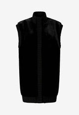 PINKO Genovese Faux Fur Vest Black 105402A2PIZ99_Black_29843263