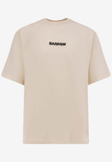 Barrow Bear Print Logo T-shirt Beige F5BWUATH04913_Beige_29841161