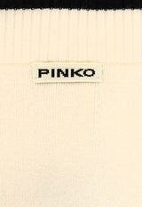 PINKO Wool-Blend Midi Skirt Cream 105489A2Q9Z13_White_29843103