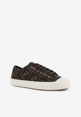 Fendi Domino FF Jacquard Sneakers Brown 8E8325AJZXF0R7V_TABACCO NERO_29849837