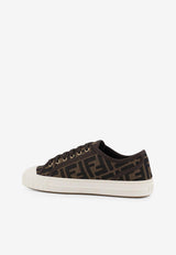 Fendi Domino FF Jacquard Sneakers Brown 8E8325AJZXF0R7V_TABACCO NERO_29849837