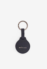 Kiton Ciro Paone Logo Lettering Leather Keyring Blue UPEA049N0126902BLU VERDE PETROLIO_Blue_29846851