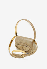 Diesel Oval-D Logo Glittered Denim Shoulder Bag Gold X08396P5126H0500_Denim_29844218