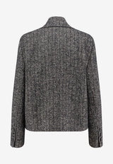 Dolce & Gabbana Double-Breasted Oversized Wool Coat Gray F27FXTFRZANS8051_RIGATO_29847519