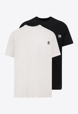 Dsquared2 Logo Crewneck T-shirts - Set of 2 Multicolor S74GD1475D20033963_Black_29841044