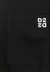 Dsquared2 Logo Crewneck T-shirts - Set of 2 Multicolor S74GD1475D20033963_Black_29841044