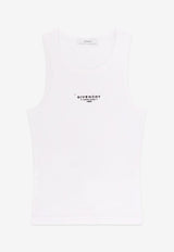 Givenchy Logo Print Tank Top White BW70FPP75N100_White_29842728
