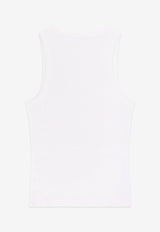 Givenchy Logo Print Tank Top White BW70FPP75N100_White_29842728