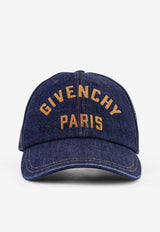 Givenchy Logo Denim Baseball Cap Blue BPZ0BWP0XY415_INDIGO BLUE_29847869