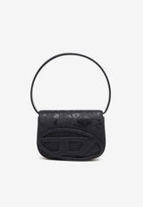 Diesel Oval-D Logo Glittered Shoulder Bag Black X08396P5126T8013_Black_29844221