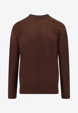 Polo Ralph Lauren Embroidered Logo Wool Sweater Brown 710974148011_CACAO BROWN HEATHER_29845595