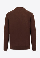 Polo Ralph Lauren Embroidered Logo Wool Sweater Brown 710974148011_CACAO BROWN HEATHER_29845595