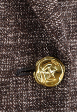 PINKO Gnocchetto Tweed Blazer Gray 105650A2SKZM7_Black_29846373