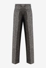 Dolce & Gabbana Wool-Blend Tailored Pants Gray FTC31TFRZANS8051_RIGATO_29840705