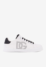 Dolce & Gabbana Portofino Leather Sneakers White CS2324AV06689697_White_29843878