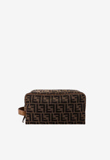 Fendi Medium FF Jacquard Vanity Pouch Bag Brown 7N0141ALWKF1HRM_TAB.MR+SAND+P_29853576