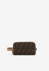 Fendi Small FF Jacquard Toiletry Pouch Brown 7N0151ALWKF1HRM_TBMR+SAND+PAL_29854052