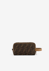 Fendi Small FF Jacquard Toiletry Pouch Brown 7N0151ALWKF1HRM_TBMR+SAND+PAL_29854052