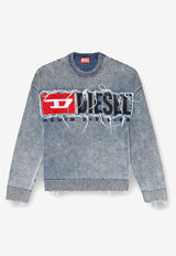 Diesel K-Fronzi Crewneck Sweatshirt Light Blue A189150KICC8AT_Light Blue_29848138