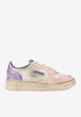 Autry Medalist Leather Sneakers AVLWSV54WHTPINK_White_29842055