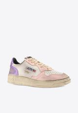Autry Medalist Leather Sneakers AVLWSV54WHTPINK_White_29842055