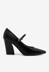 PINKO Viola 85 Mary-Jane Patent Leather Pumps Black SD0415E002Z99_Black_29840157