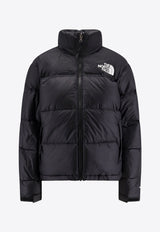 The North Face Retro Nuptse Zip-Up Puffer Jacket Black NF0A3XEOGOF1_Black_29841189