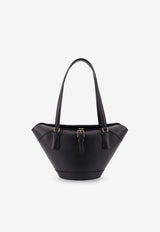 Dolce & Gabbana Capri Crow's Nest Calf Leather Tote Bag Black BB7815AK27480999_Black_29840215