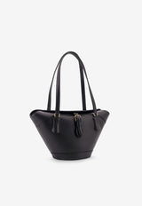 Dolce & Gabbana Capri Crow's Nest Calf Leather Tote Bag Black BB7815AK27480999_Black_29840215