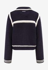 PINKO Sulcis Wool-Blend Sweater Blue 105498A2PLEZ1_Blue_29841082