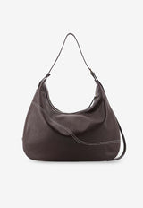 ATP Atelier Potenza Leather Shoulder Bag Brown 1227471062_Walnut Contrast Stitch_30009847
