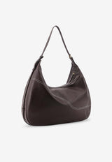 ATP Atelier Potenza Leather Shoulder Bag Brown 1227471062_Walnut Contrast Stitch_30009847