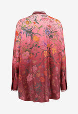 Gucci Floral Print Long-Sleeved Silk Shirt Multicolor 835617ZATG85057_PINK/ROSSO ANCORA/MC_29854152