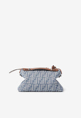 Fendi Medium By The Way FF Jacquard Denim Crossbody Bag Denim 8BL155AUT4F1SXP_MIRTO+DARK NUT+P_29850285