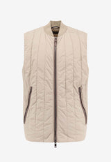 Hugo Boss Padded Zip-Up Vest Beige 50543508255_Beige_30009993