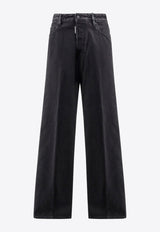 Dsquared2 Embossed Logo Loose Jeans Black S74LB1768D30015900_Black_29843127