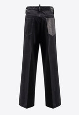 Dsquared2 Embossed Logo Loose Jeans Black S74LB1768D30015900_Black_29843127