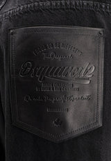 Dsquared2 Embossed Logo Loose Jeans Black S74LB1768D30015900_Black_29843127