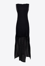 Alaïa Ruffled Knit Midi Dress Black AA9R2709K074B995_NOIR ALAIA_29838115